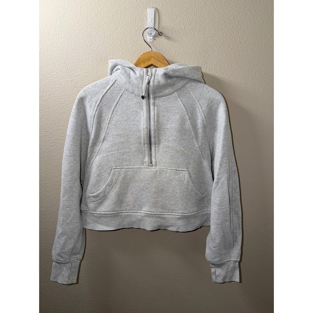 Women's Lululemon Scuba Cropped Quarter Zip Hoodie Size XS/Small